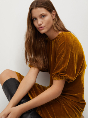 Flowy Velvet Dress