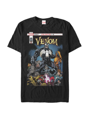 Men's Marvel Venom Lethal Protector Pile T-shirt