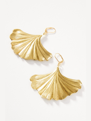 Ginkgo Drop Earrings