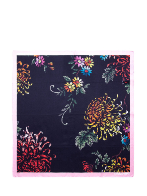 Dsquared2 Floral Printed Scarf