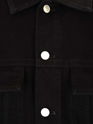 Givenchy Logo Plaque Denim Jacket