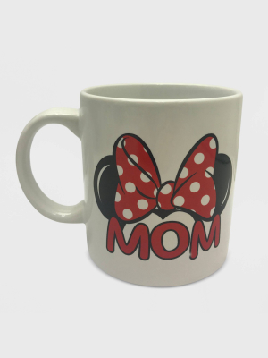 Disney Minnie Mouse 20oz Ceramic Mom Mug White