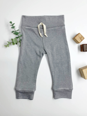 Cotton Baby Joggers - Grey