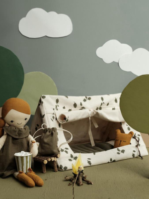 Soft Toy . Organic Cotton Big Doll -  Acorn