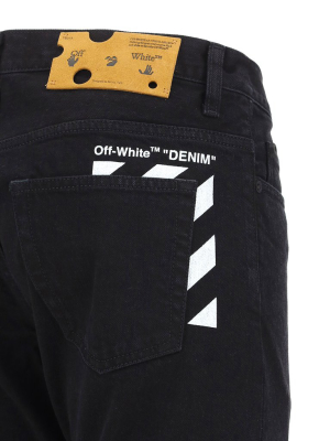 Off-white Diag Pocket Straight-leg Jeans