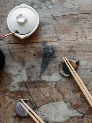 Handmade Glass Hashioki – Chopstick Rest