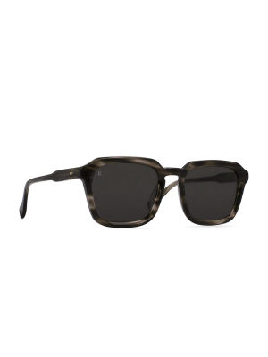 Raen Burel Square Sunglasses - Static/ Dark Smoke