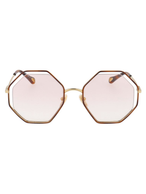 Chloé Eyewear Octagonal Frame Sunglasses