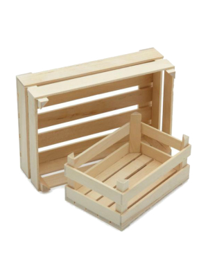 Erzi Wooden Produce Crates