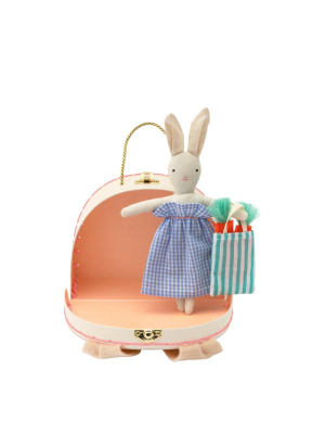 Bunny Mini Suitcase Doll