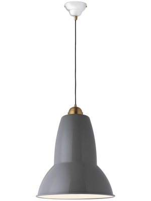 Original 1227 Giant Brass Pendant Light