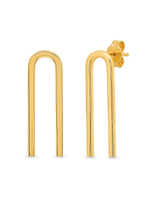 Gold Magnet Earrings