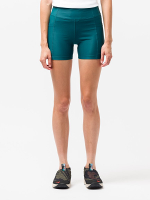 Acg Dri-fit Adv "crater Lookout" Shorts In Dark Teal Green/hasta