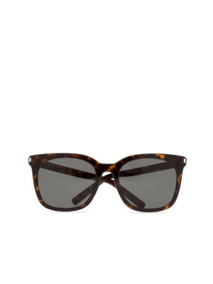 Saint Laurent Eyewear Tortoiseshell Sunglasses