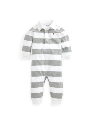 Striped Cotton Rugby Coverall