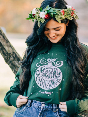 Forest Silver Ornament Long Sleeve