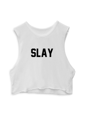 Slay  [crop Muscle Tank]