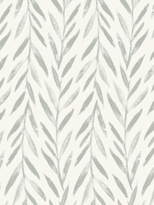Willow Peel & Stick Wallpaper In Grey By Joanna Gaines For York Wallcoverings