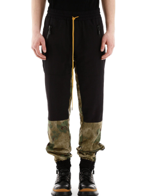 Rhude Camouflague Paneled Track Pants