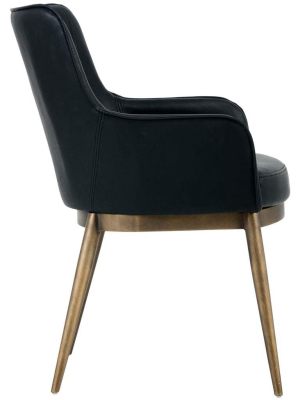 Franklin Dining Chair,vintage Black