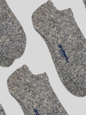 Druthers Melange Ankle Socks (grey)