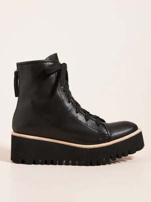 All Black Camper Ankle Boots