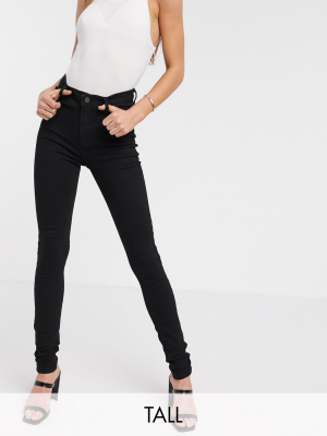 New Look Tall Disco Jeans In Black