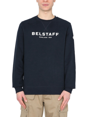 Belstaff Logo Printed Crewneck Sweatshirt