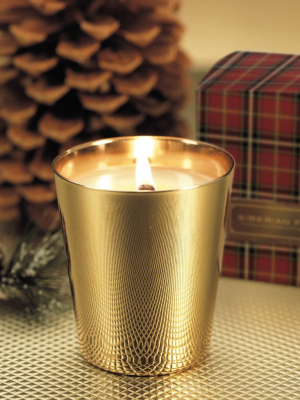 Siberian Fir Metallic Jar - Gold