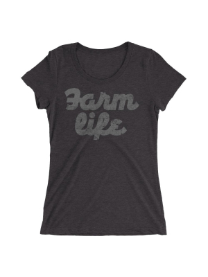 Farm Life Charcoal Grey Tee