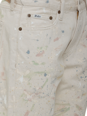 Polo Ralph Lauren Paint Splatter Boyfriend Jeans