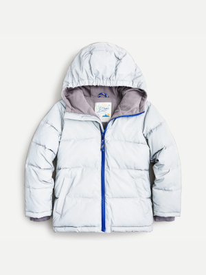 Kids' Reflective Puffer Coat With Eco-friendly Primaloft®
