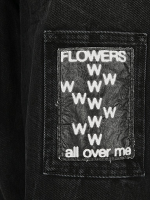 Raf Simons Text Patches Denim Jacket