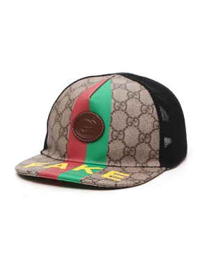 Gucci Kids Gg Logo Patch Baseball Cap