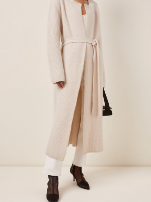 Belted Wool-cashmere Cardigan