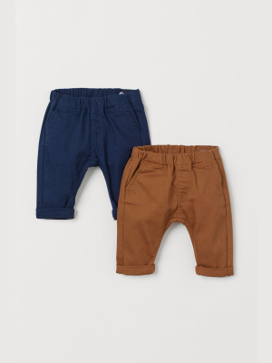 2-pack Twill Pants