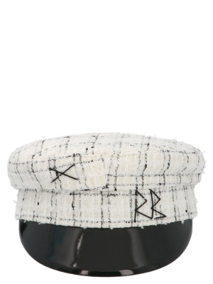 Ruslan Baginskiy Tweed Baker Boy Hat