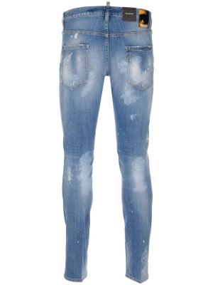 Dsquared2 High-waisted Straight-leg Jeans