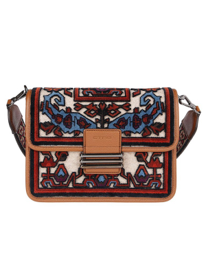 Etro Graphic Embroidered Tote Bag