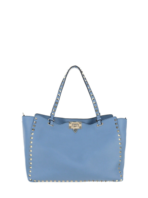 Valentino Garavani Rockstud Embellished Tote Bag