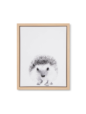 11x14 Framed Canvas Hedgehog - Cloud Island™