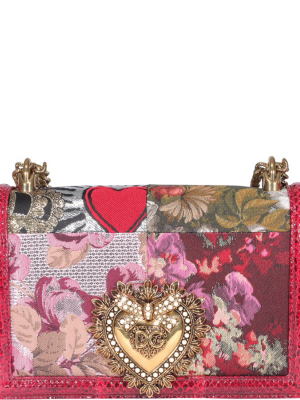 Dolce & Gabbana Devotion Patchwork Shoulder Bag