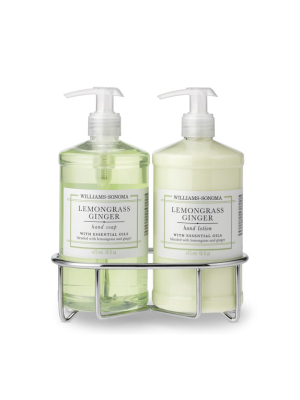 Williams Sonoma Lemongrass Ginger Soap & Lotion, Classic 3-piece Set