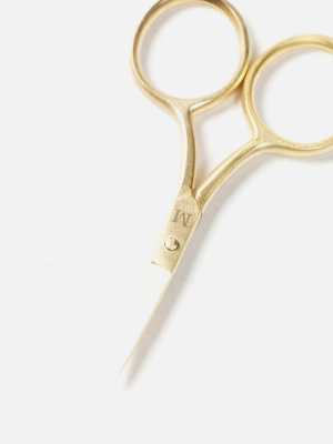 Fine Work Gold Scissor