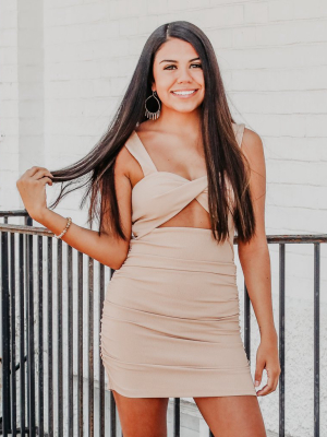 Kiersten Ribbed Twist Dress