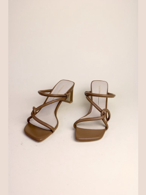 Willow Heeled Sandal Toffee