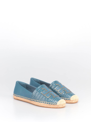 Tory Burch Ines Logo Patch Espadrilles