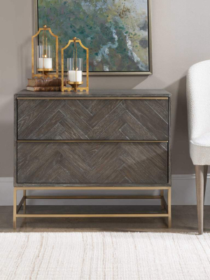 Armistead Dark Walnut Drawer Chest