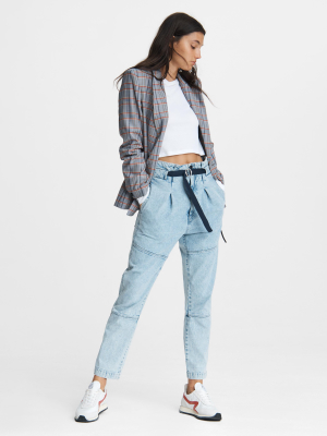 Belted Hunter Denim Pant