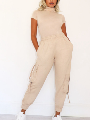 Petite Stone Cargo Casual Jogger